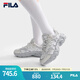 FILA 斐樂官方女鞋運動鞋復(fù)古老爹鞋2025秋季新款蕨草鞋2代舒適休閑鞋 白中白/亮灰-AB 38