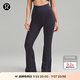 lululemon丨Groove Nulu? 女士超高腰喇叭褲 芯吸 LW5FIXA 夜幕黑 XS