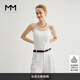 麥檬帶胸墊MM五好背心吊帶美背內(nèi)搭女白色25夏商場(chǎng)同款5G4131733Q 胸墊款-白色5G4200532Q M （105-120斤）