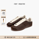 FOOT INDUSTRY 足下工業(yè)「品牌經(jīng)典」芭蕾德訓(xùn)鞋女款無內(nèi)里系列舒適休閑透氣 棕色/古白 37