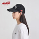 AVIA【蔡徐坤同款】愛威亞820系列復(fù)古休閑顯臉小男女情侶棒球帽 黑色