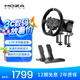 魔爪（MOZA）R3賽車模擬器PC游戲快拆方向盤3.9牛米伺服直驅(qū)力反饋電競方向盤 第四代力反饋算法 F1地平線ACC等 【新手初嘗推薦】R3雙踏板套裝丨PC 【正品保障·全網(wǎng)保價·品牌發(fā)票】