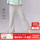 笛莎童裝女童褲子2025夏季女寶涼感微喇褲 淺灰 140