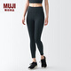 無印良品（MUJI） Walker 女式 易干 收腿褲 BIH02A3S 打底褲 黑色 L