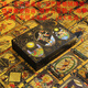漁邁韋特塔羅牌證版全套金箔塔羅牌tarot變色彩印塑料PVC防水經(jīng)典套裝 黑金太陽七元素典藏版+6大禮品