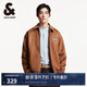 杰克·瓊斯（JACK&JONES） 秋冬潮仿麂皮絨面料親膚燈芯絨翻領(lǐng)領(lǐng)型夾克外套棉服224309017