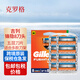 吉列鋒隱剃須刀頭5層刀片手動(dòng)剃須刀鋒速五層刮胡子剃毛刀 鋒隱手動(dòng)8刀頭刀片 不含刀架
