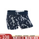 卡爾文·克萊恩（Calvin Klein）奢侈品男裝男裝 CK內(nèi)褲男士單條裝平角內(nèi)褲 10404 新年禮物送男友 藏青色 S