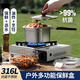 米膳葆油炸鍋316家用小型多功能省油迷你炸鍋炸雞炸串帶濾網(wǎng)露營小奶鍋 多功能油炸鍋+玻璃蓋 17cm 2050ml