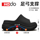 紅豆厚底拖鞋女夏秋季2025新款醫(yī)護(hù)外穿高級(jí)時(shí)尚足弓小個(gè)子高跟涼拖鞋 暗夜黑 36-37 正碼（內(nèi)長(zhǎng)235mm）