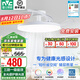 雷士（NVC）風扇燈餐廳吊扇燈led臥室北歐客廳燈三防 全光譜護眼 枕邊風 【全光譜/1級能效】42寸93瓦云逸