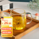 Glasslock玻璃杯家用高硼硅耐熱喝水杯辦公室?guī)О巡璞Ｄ坦幽⒐奖?透明把手 450ml