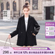 絲柏舍翻領(lǐng)西裝2025秋裝新款女裝時尚通勤休閑雙排扣西服外套