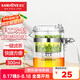 金灶（KAMJOVE）玻璃茶壺 按壓式飄逸杯 茶水壺玻璃茶具 茶水分離杯泡茶器泡茶壺 TP-140/300ml容量