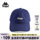 卡帕（Kappa）背靠背運動棒球帽男2024新款戶外鴨舌帽女復古刺繡帽子K0FW8MB01