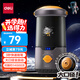 得力（deli）學(xué)生大口徑全自動(dòng)電動(dòng)削筆機(jī)兒童削筆器卷筆轉(zhuǎn)筆削筆刀削加粗桿大三角鉛筆電動(dòng)文具生日開學(xué)禮物灰