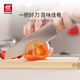 雙立人（ZWILLING）菜刀切菜刀水果刀切片刀刀具不銹鋼 NOW S多用刀 18cm