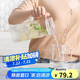 樂扣樂扣（LOCK&LOCK）透明蓋涼水壺 玻璃冷水壺泡茶壺帶把家用大容量耐高溫杯子1.3L