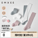 嫚熙（EMXEE）嬰兒襪子防蚊襪新生兒寶寶長筒襪夏季薄款過膝透氣男女童襪加厚新 薔薇粉+青苔+白色 3雙 0-6月 （建議腳長10-12cm）
