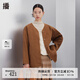 播商場(chǎng)同款韓系氣質(zhì)外套上衣女BDQ3WD0408 O90茶棕色 M