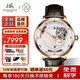 上海手表陀飛輪名表禮物【品牌正品】高檔旋轉(zhuǎn)表盤卡羅素手動機(jī)械男表 輕奢玫金【軌道式旋轉(zhuǎn)表盤】