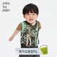 jnby by JNBY[江南布衣嬰童]秋毛衣背心可愛(ài)小動(dòng)物易搭配男女童嬰兒YN7310880 905雜灰綠 100 cm