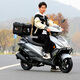 吉浪全新125C超級鷹踏板車摩托車迅鷹尚領(lǐng)代步燃油國四電噴整車可上牌 灰色 高配新標準電噴含證含票