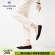 MALOVE MZ王妃鞋2025新款百搭淺口單鞋女透氣通勤平底鞋舒適尖頭 魅力黑（尺碼偏小可拍大一碼） 40