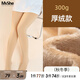 MsShe大碼女裝2025秋冬【加厚超柔絨】胖mm一體保暖加絨光腿褲襪 300g-自然膚色-適宜0-10℃（現(xiàn)貨） 均碼