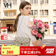 VANESSA HOGAN VH女包山茶花信封包高級感包包老花鏈條小包單肩斜挎包生日禮物 綠色+綠野仙蹤禮袋（送禮首選）