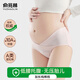 俞兆林孕婦內(nèi)褲女純棉10A級抗菌加長襠低腰托腹孕早中晚期專用三角短褲 淺藍+灰色+淺粉 L 【建議體重100-120斤】