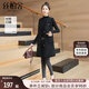 絲柏舍中長款馬甲2025秋裝新款女裝小香風(fēng)單排扣V領(lǐng)馬夾外搭