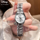 迪士尼（Disney）女款手表簡(jiǎn)約時(shí)尚ins風(fēng)輕奢鋼帶表高級實(shí)用手表情人節禮物送女生