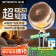 創(chuàng)維【一級能效】電風扇落地扇循環(huán)扇風扇大風力客廳語音遙控電風扇輕音臥室輕音一級能效Q539 咖色