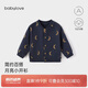 babylove嬰幼兒上衣春秋純棉夾克棒球服男女寶寶外套洋氣上裝百搭開(kāi)衫