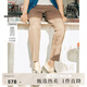 beanpole【錐形褲】濱波春夏新款男士亞麻混紡長褲休閑褲 栗色 33 170/84A