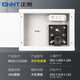 正泰（CHNT）弱電箱家用暗裝網(wǎng)絡(luò)光纖入戶配電箱多媒體模塊裝飾布線信息箱 390mm排插+貓架NEX2-C21830