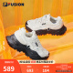斐樂（FILA）FUSION斐樂潮牌硬糖女鞋厚底鞋新款運動鞋休閑鞋 雪白-SW 37.5