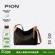 菲安妮（FION）2025新款老花托特包大容量女包通勤復古單肩斜挎包生日禮物
