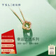 謝瑞麟（TSL）七夕禮物18k金鉆石項(xiàng)鏈幸運(yùn)守護(hù)系列時(shí)尚彩金項(xiàng)鏈BC004