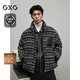 GXG男裝通勤保暖加厚外套24冬季新品 黑色 175/L