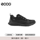 愛步（ECCO）運動鞋男 防滑緩震登山鞋男 824254 51052黑色 41 