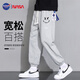 NASA GISS官方潮牌休閑褲男衛束腳褲學(xué)生青少年運動(dòng)寬松長(cháng)褲子男 灰色 3XL 
