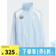 ADIDAS阿迪達(dá)斯童裝25夏女大童輕薄外套三葉草三條紋寬松運(yùn)動(dòng)立領(lǐng)夾克 JV5175 152