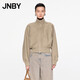 JNBY/江南布衣【ESG環(huán)?！看呵飳捤闪㈩I(lǐng)開(kāi)衫衛衣空氣層5O9410600