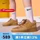 耐克（NIKE）官方女鞋AIR FORCE 1空軍一號運動鞋小麥色板鞋春季膠底休閑鞋 FZ7372-200 38