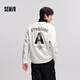 森馬（Semir）[衛(wèi)衣合輯]衛(wèi)衣男簡(jiǎn)約百搭男士衛(wèi)衣通勤外套男潮流中性衛(wèi)衣情侶款 [D款]本白10101 XL