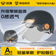 綠源電動(dòng)車頭盔夏季電瓶車輕量化半盔新國(guó)標(biāo)A類3c認(rèn)證電摩托車安全帽四季男女通用 啞光黑-3C透明短鏡