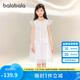 巴拉巴拉女童裙子兒童連衣裙2025夏裝中大童公主洋氣網(wǎng)紗裙子208225111028