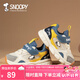 SNOOPY史努比童鞋男童跑步鞋春秋新款兒童運(yùn)動(dòng)鞋網(wǎng)面透氣休閑學(xué)生潮鞋子 網(wǎng)布米黃（春秋款） 25 碼適合腳長(zhǎng)14.4-14.9cm